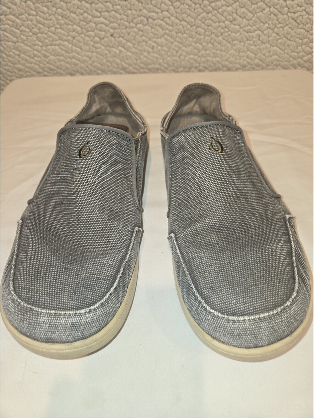 Olukai Nohea Lole Shoes In Gray Canvas Colorway U.S Size 9M